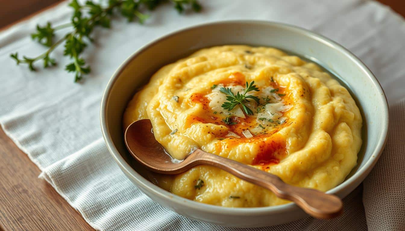 How to Make Cheesy Polenta for Dinner